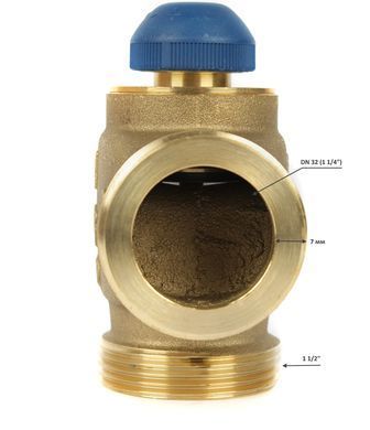 Трехходовой распределительный клапан DN32 1 1/2" Herz Calis TS RD