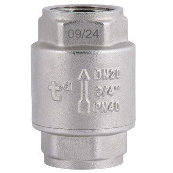 Зворотний клапан 3/4" (DN20) Forte для води, латунний шток