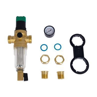 Редуктор тиску води 3/4" (1-6 бар) з самопромивним фільтром Forte