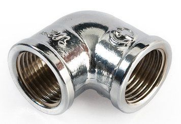 Кут латунний різьба 1/2" внутр General Fittings хром