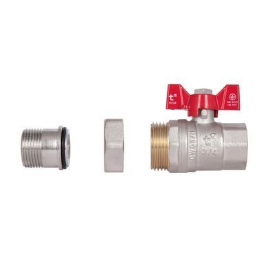 Кран прямий з американкою 3/4" DN20 (метелик) SD220