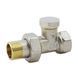 Кран радіаторний ручний прямий нижній 1/2" Fado KR