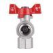 Кран кутовий с американкой 1/2" DN15 (бабочка) Forte SF221