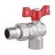 Кран кутовий с американкой 1/2" DN15 (бабочка) Forte SF221