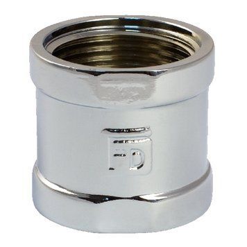Муфта латунная резьба 3/4" Fado M02C хром