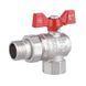 Кран кутовий з американкою 3/4" DN20 (метелик) Forte SF221