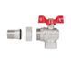 Кран кутовий з американкою 3/4" DN20 (метелик) Forte SF221