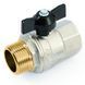 Кран шаровой 3/4" ВН DN20 усиленный (бабочка) General Fittings 7100M2