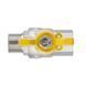 Кран газовый 3/4" ВН DN20 латунный (бабочка) Forte SF607G