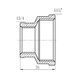 Муфта переходная латунная 1 1/4"x3/4" SF357