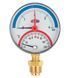 Термоманометр 0-4 бар 0-120&deg;C &Oslash;80 радиальный (клапан 1/2") Arthermo TI110