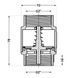 Зворотний клапан 2" (DN50) TAS240 для води, латунний шток