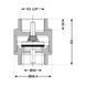 Обратный клапан 1 1/4" (DN32) Mondial, для воды, латунный шток