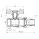 Кран прямой с американкой 1/2" (бабочка) антипротечка SF222