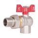 Кран угловой с американкой 1/2" DN15 (бабочка) SD222