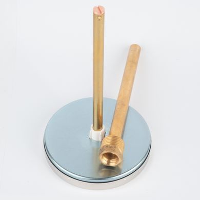 Термометр 0-120&deg;C &Oslash;100 (L=150) 1/2" Afriso биметаллический с гильзой