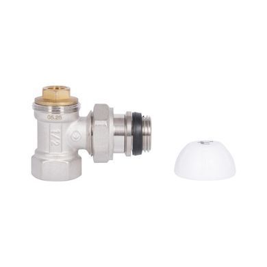 Кран радиаторный нижний угловой 1/2" (антипротечка) SF233