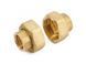 Накидные гайки для насоса (пара) латунные 1"x 1/2" General Fittings