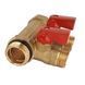 Коллектор 3/4" на 2 выхода с шаровыми кранами 1/2" General Fittings 6200R