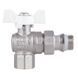 Кран угловой с американкой 1/2" (бабочка) антипротечка SF223