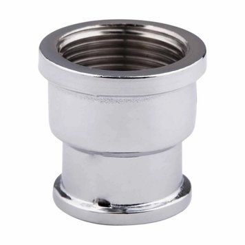 Муфта переходная латунная 3/4"x1/2" SF357 хром
