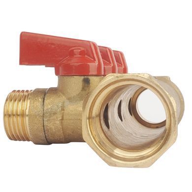 Коллектор 3/4" на 3 выхода с шаровыми кранами 1/2" General Fittings 6200R