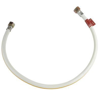 Шланг для газа ПВХ белый 500 см 1/2" гайка-гайка