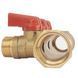 Коллектор 3/4" на 3 выхода с шаровыми кранами 1/2" General Fittings 6200R