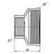 Муфта перехідна латунна 2"x1" SF357
