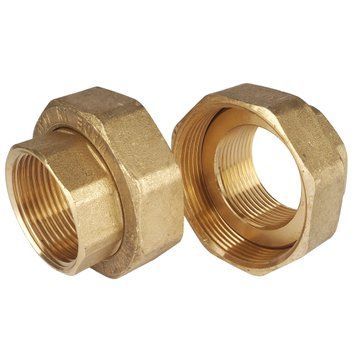 Накидні гайки для насоса (пара) латунні 2"x 1 1/4" General Fittings