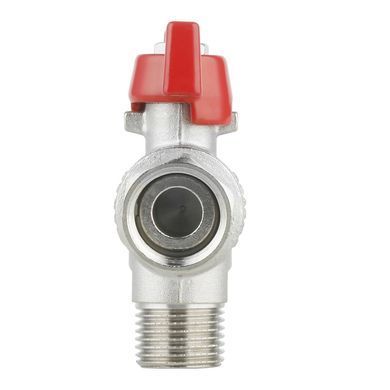 Кран кутовий з накидною гайкою 1/2" ВЗ DN15 (метелик) SF224