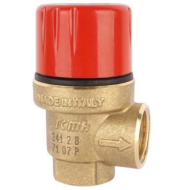 Запобіжний клапан 2,5 бар 1/2" внутр. (підривний) Icma 241