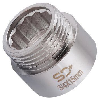 Удлинитель латунный длина 15 мм резьба 3/4" SD13020 хром
