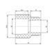 Муфта переходная полипропиленовая PPR 32x20 Blue Ocean