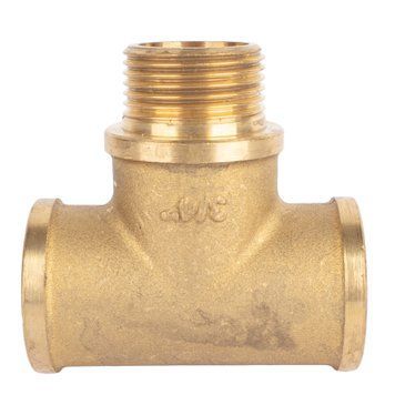 Трійник латунний різьба 3/4" зовн/внутр General Fittings