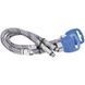 Шланги для змішувача (пара) 30 см 1/2"x М10 нерж. обплет. Thermo Alliance