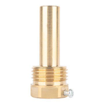 Латунная гильза &Oslash;9,5 L=50 1/2" (штуцер) для датчика температуры, термопары