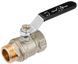 Кран шаровой 1 1/2" ВН DN40 латунный (ручка) General Fittings 7S00L2