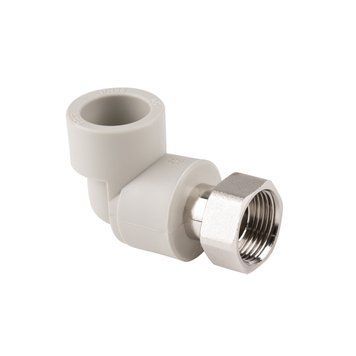 Кут поліпропіленовий з накидною гайкою 20x1/2" Thermo Alliance