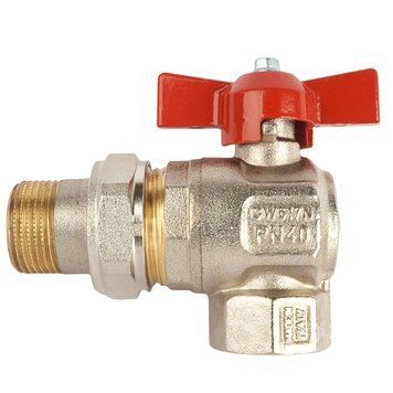 Кран кутовий з американокю 1/2" DN15 (метелик) Itap 298