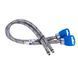Шланги для смесителя (пара) 50 см 1/2"x М10 нерж. оплетка Thermo Alliance