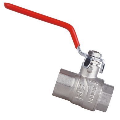 Кран шаровой 1/2" ВВ DN15 латунный (ручка) Forte SF600