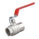 Кран шаровой 1/2" ВВ DN15 латунный (ручка) Forte SF600