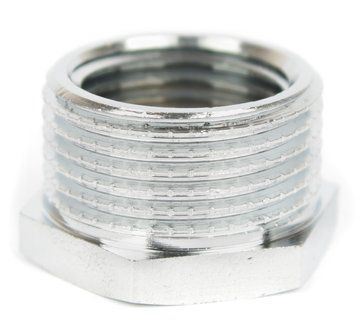 Футорка латунная резьба 1/2"x1/4" Fado PF03C хром