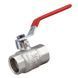 Кран шаровой 3/4" ВВ DN20 латунный (ручка) Forte SF600