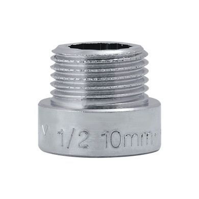 Удлинитель латунный длина 10 мм резьба 1/2" Icma 19 хром