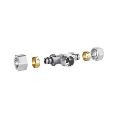 Трійник обтискний 16x1/2" зовнішня SD160