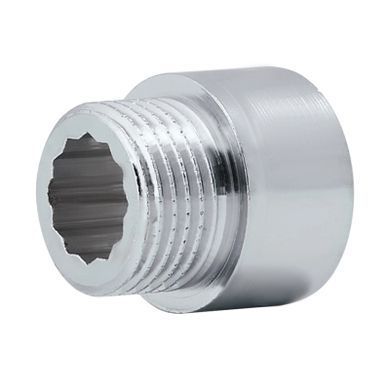 Удлинитель латунный длина 15 мм резьба 1/2" Icma 19 хром