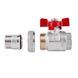 Кран прямой с американкой 3/4" DN20 (бабочка) Icma 347