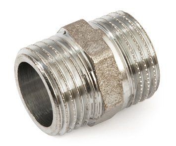 Ніпель латунний різьба 1 1/4" General Fittings нікель